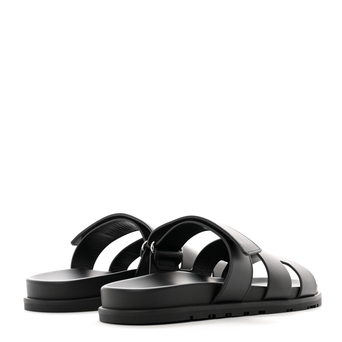 Calfskin Mens Chypre Sandals 41.5 Black