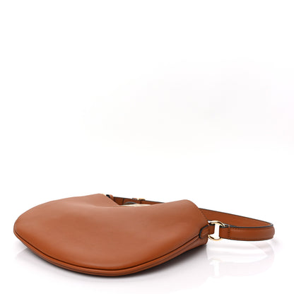 Fendi Vitello Grace Suede Small Croissant Hobo Brandy 8 of 8