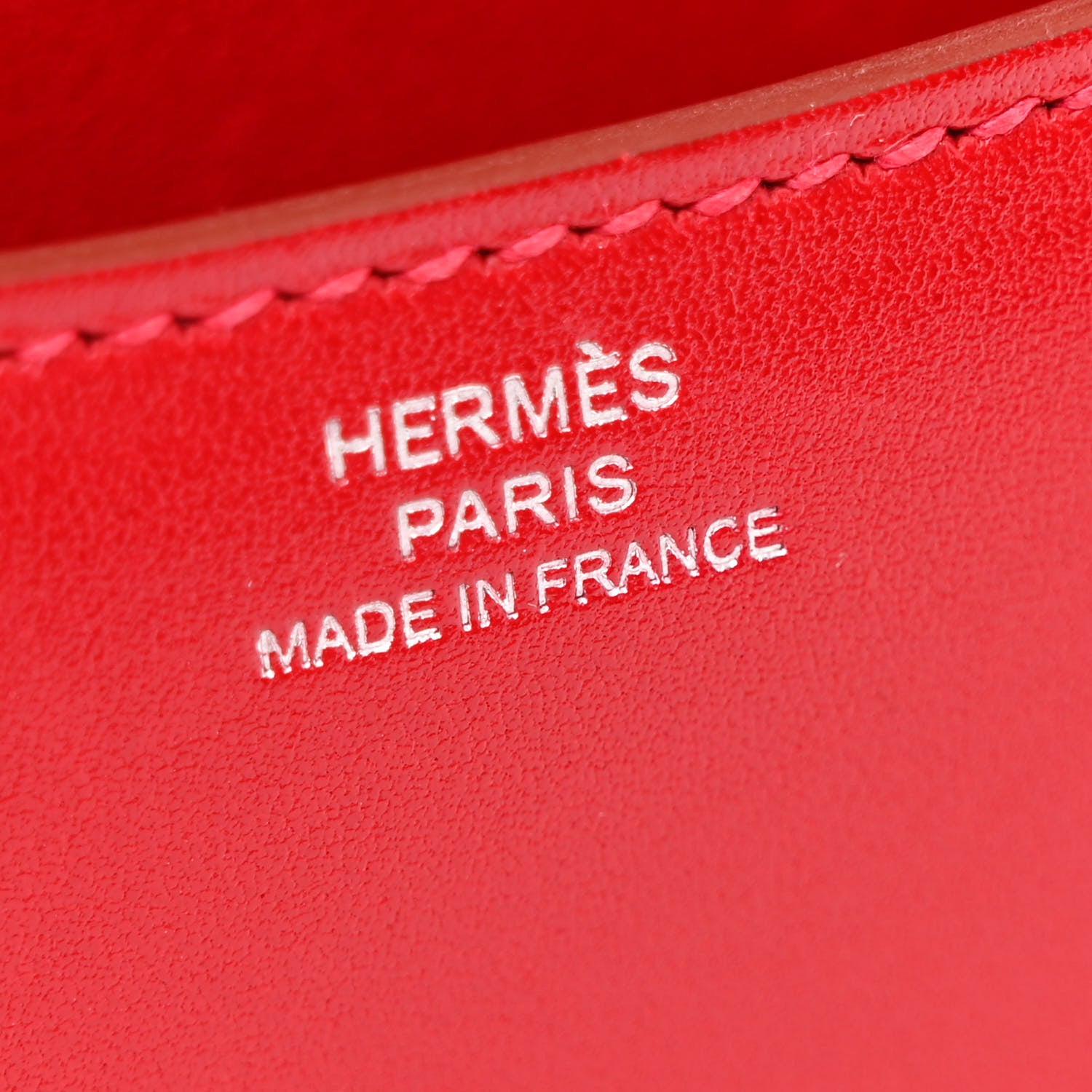 Hermes Tadelakt Constance 18 Rouge Vif 7 of 13