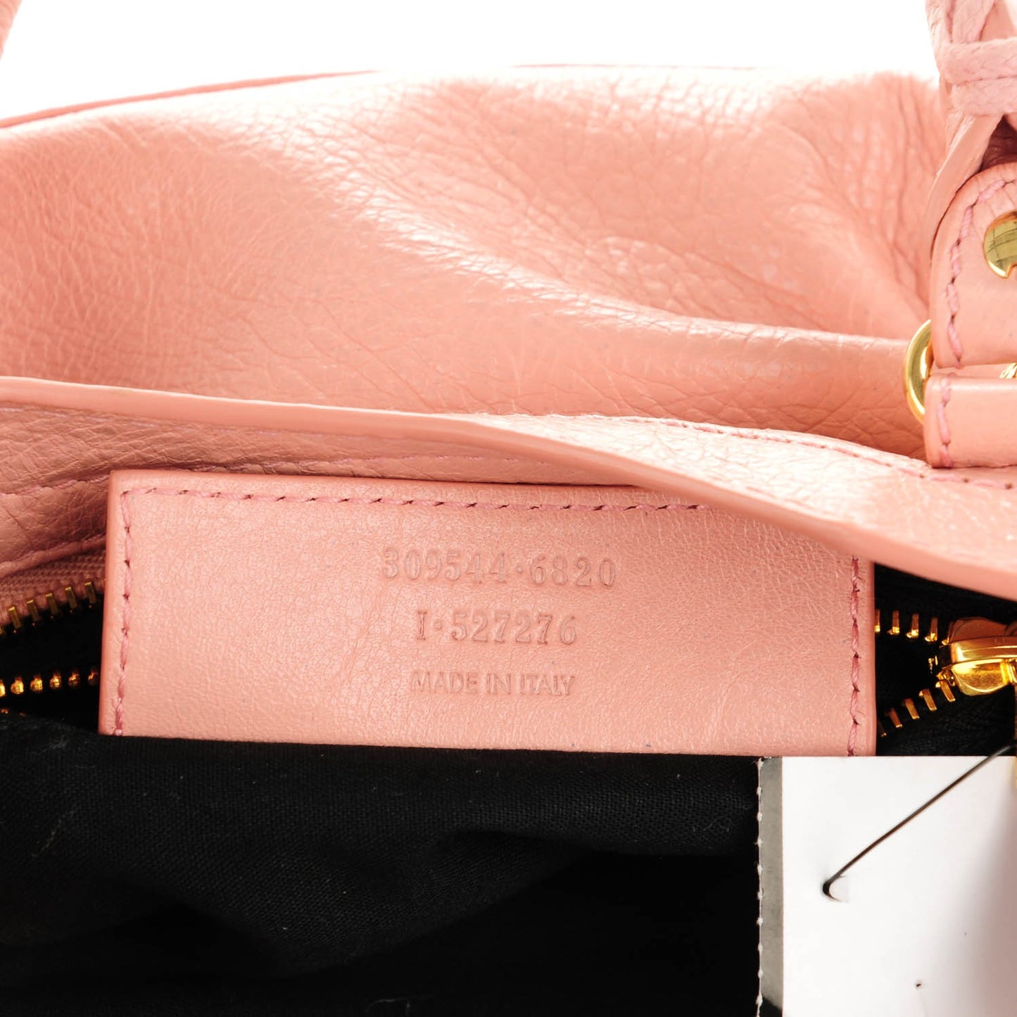 Agneau Giant 12 Gold Hardware Mini City Rose Peche
