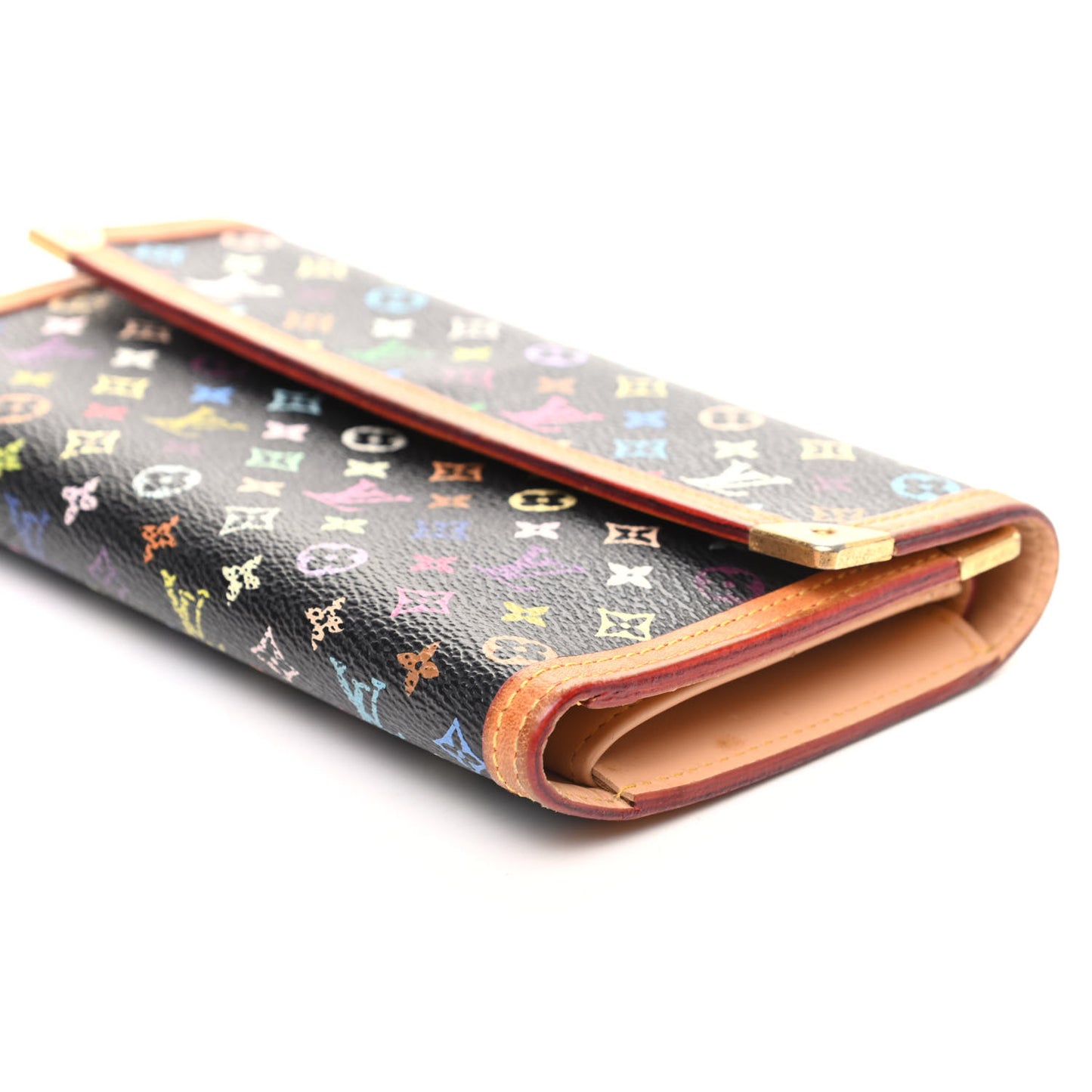 Monogram Multicolor Porte Tresor International Wallet Black