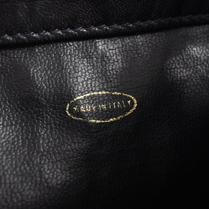 Chanel Lambskin CC Drawstring Bag Navy Blue 7 of 10
