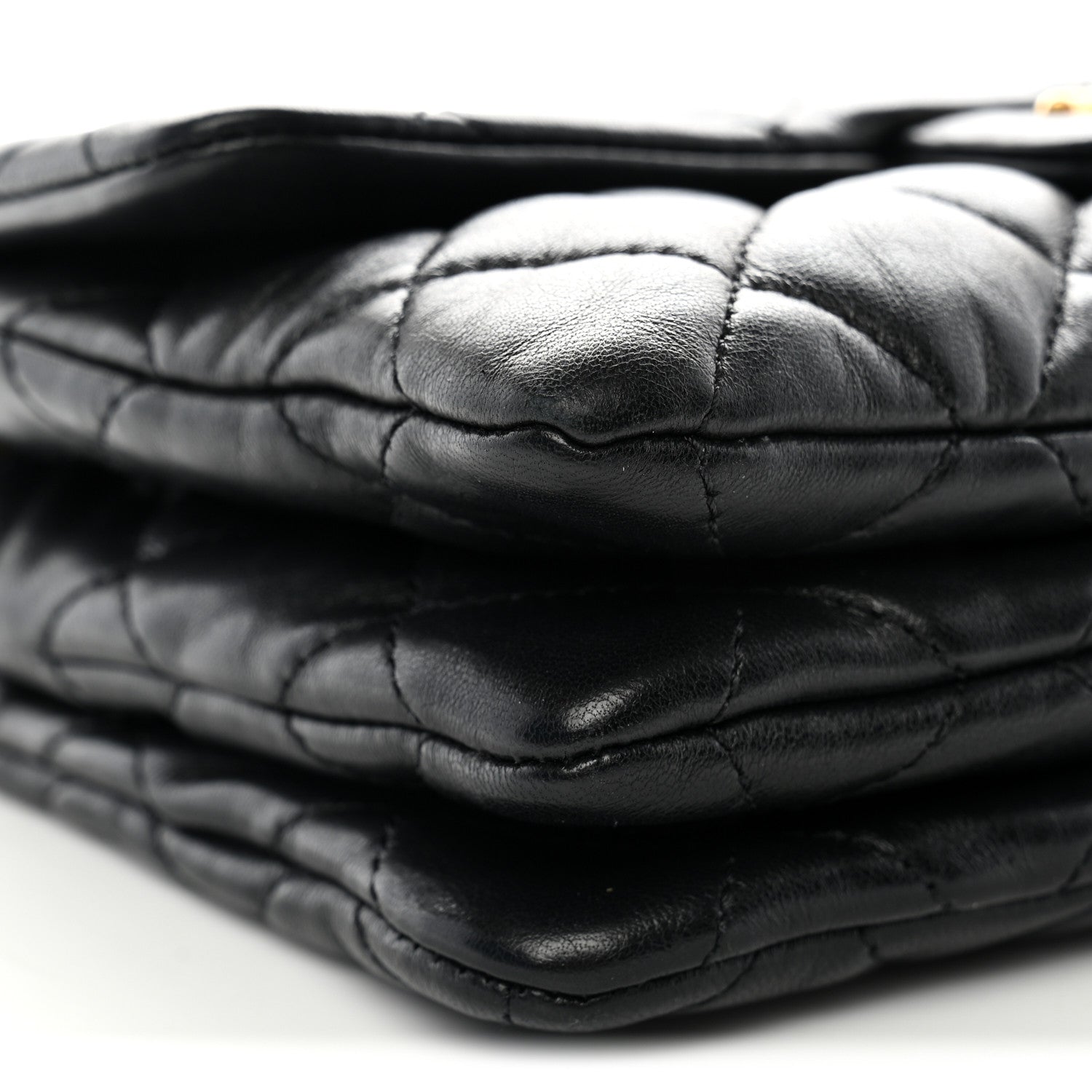 Chanel Lambskin Quilted Small Pillow Crush Flap Black 9 of 11