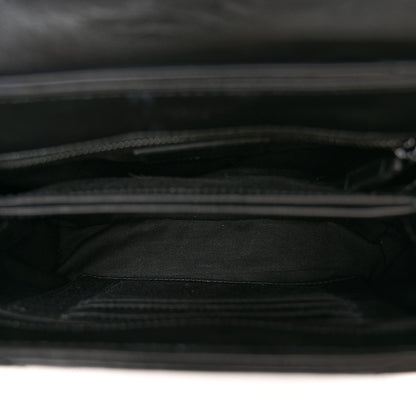 Saint Laurent Calfskin Y Quilted Monogram Monochrome Toy Loulou Crossbody Bag Black 5 of 11