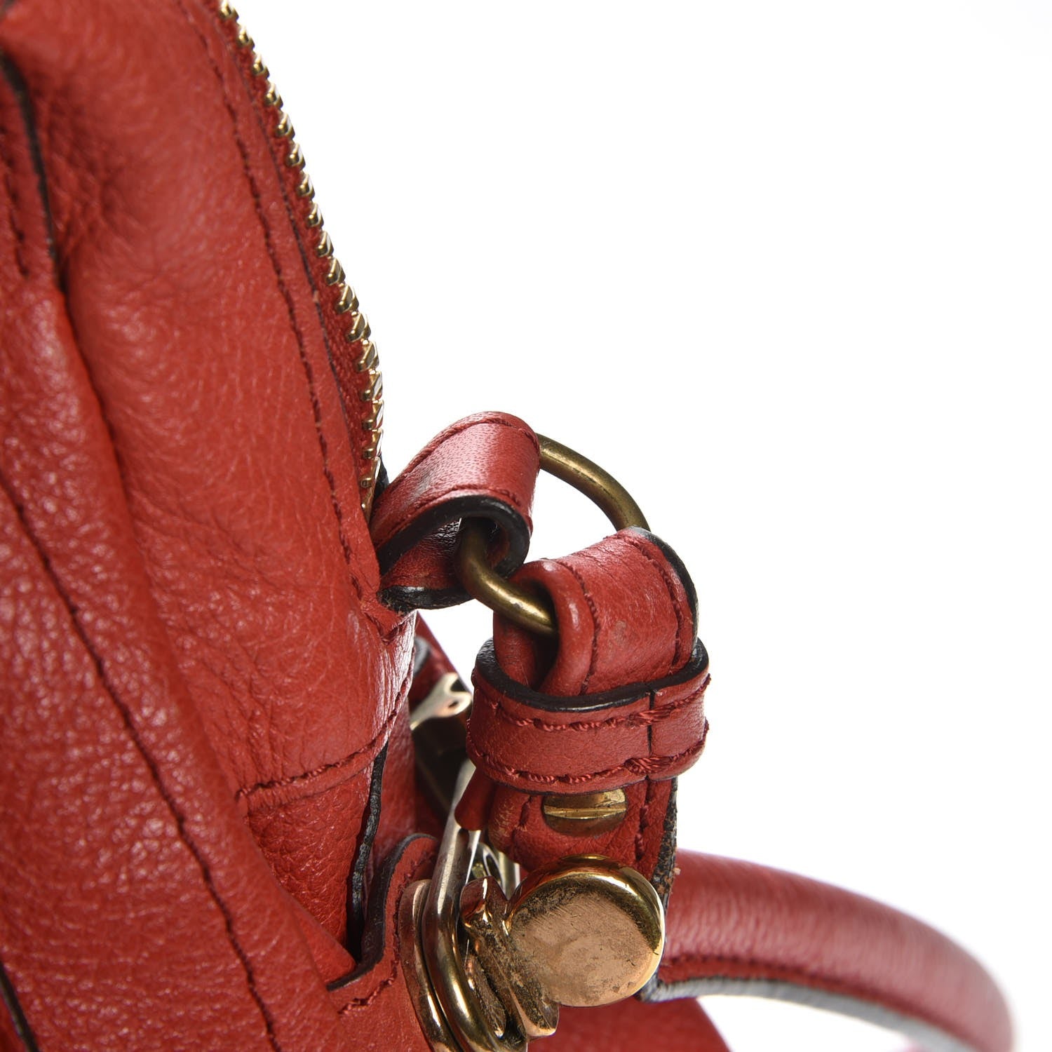 Chloe Calfskin Large Paraty Paprika Red 10 of 15
