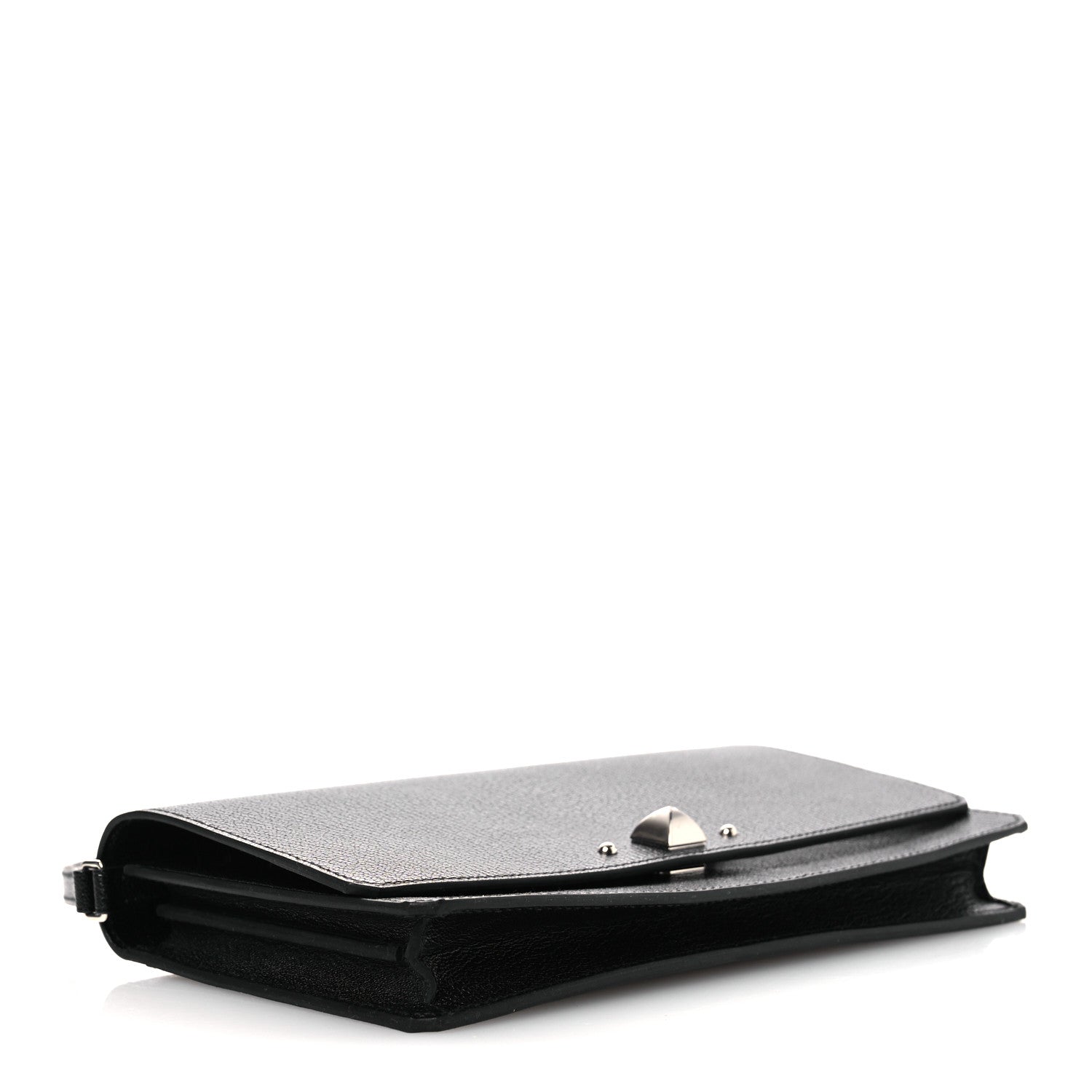 Hermes Chamkila Goatskin Medor To Go Wallet Black 4 of 12