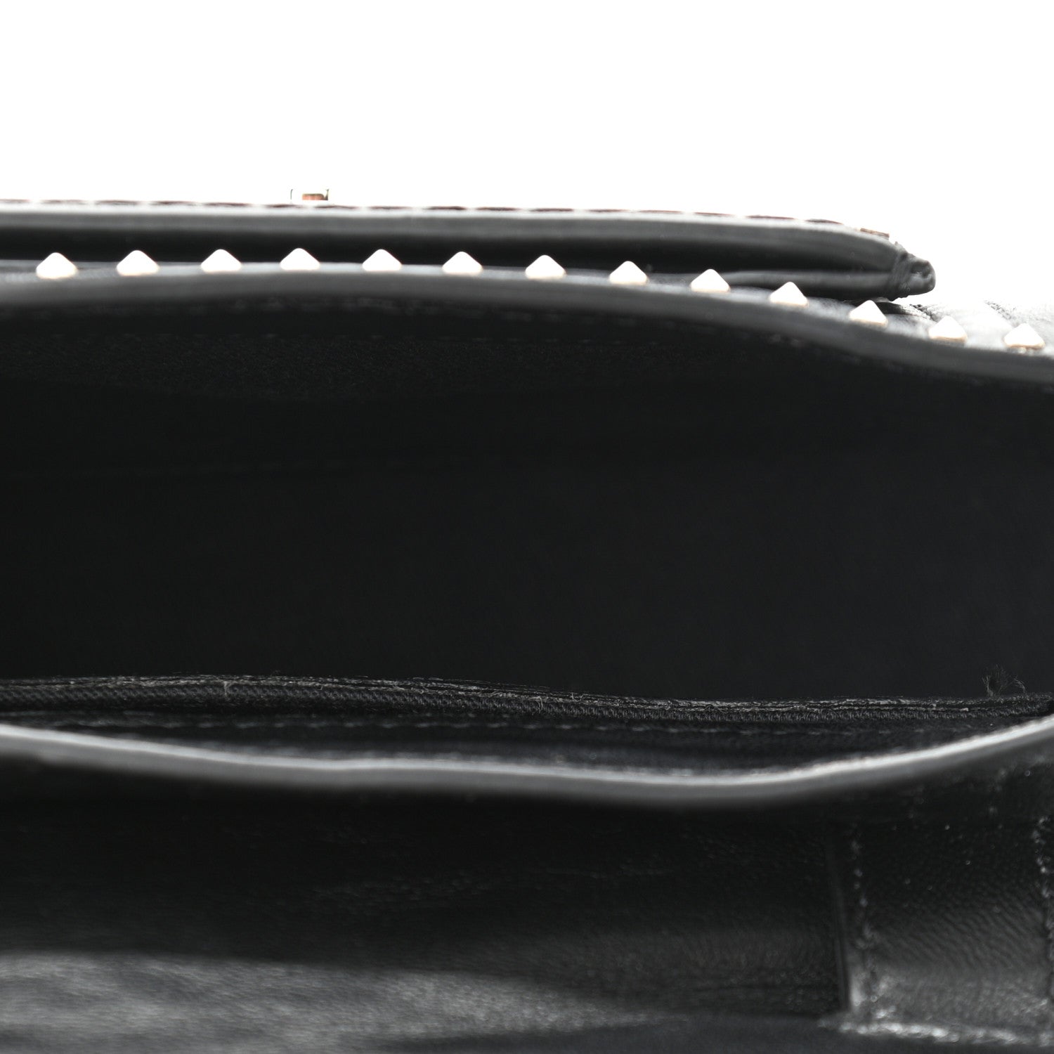 Valentino Garavani Lambskin ZiggyStud Rockstud Convertible Crossbody Belt Bag Black 5 of 10