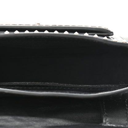 Valentino Garavani Lambskin ZiggyStud Rockstud Convertible Crossbody Belt Bag Black 5 of 10
