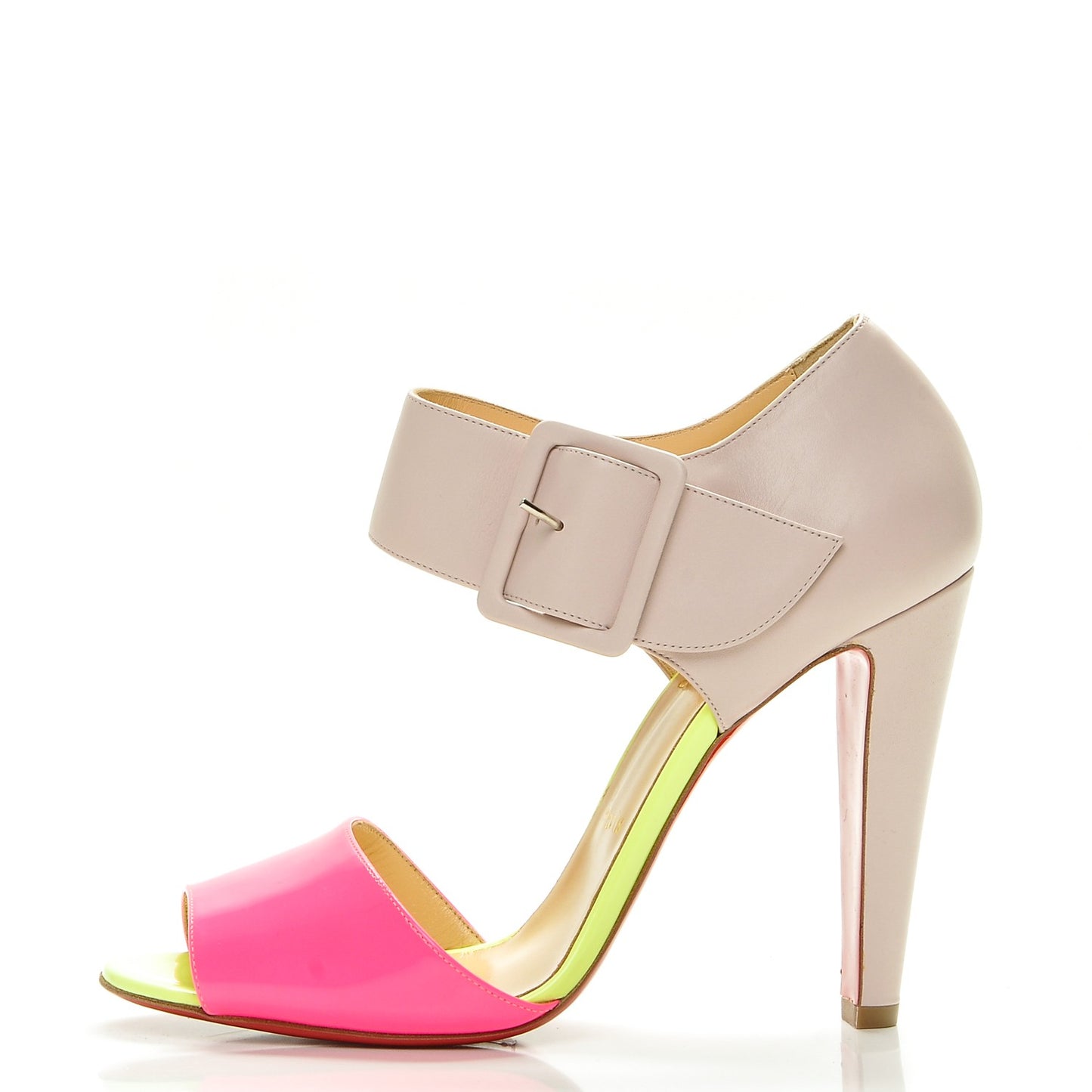Patent Trezotro 100 Sandals 40 Shocking Pink