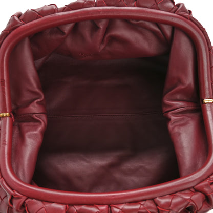 Bottega Veneta Nappa Maxi Intrecciato The Pouch Oversized Clutch Bordeaux 5 of 10