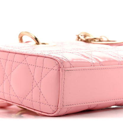 Christian Dior Patent Cannage Small Lady D-Joy Pink 9 of 14
