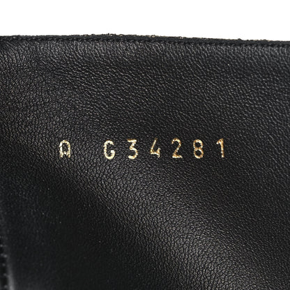 Chanel Laminated Goatskin High Boots 39.5 Gold 8 of 8