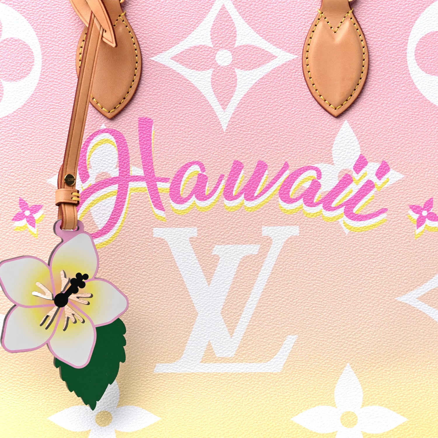 Louis Vuitton Monogram Giant By The Pool Hawaii Onthego GM Light Pink 9 of 11