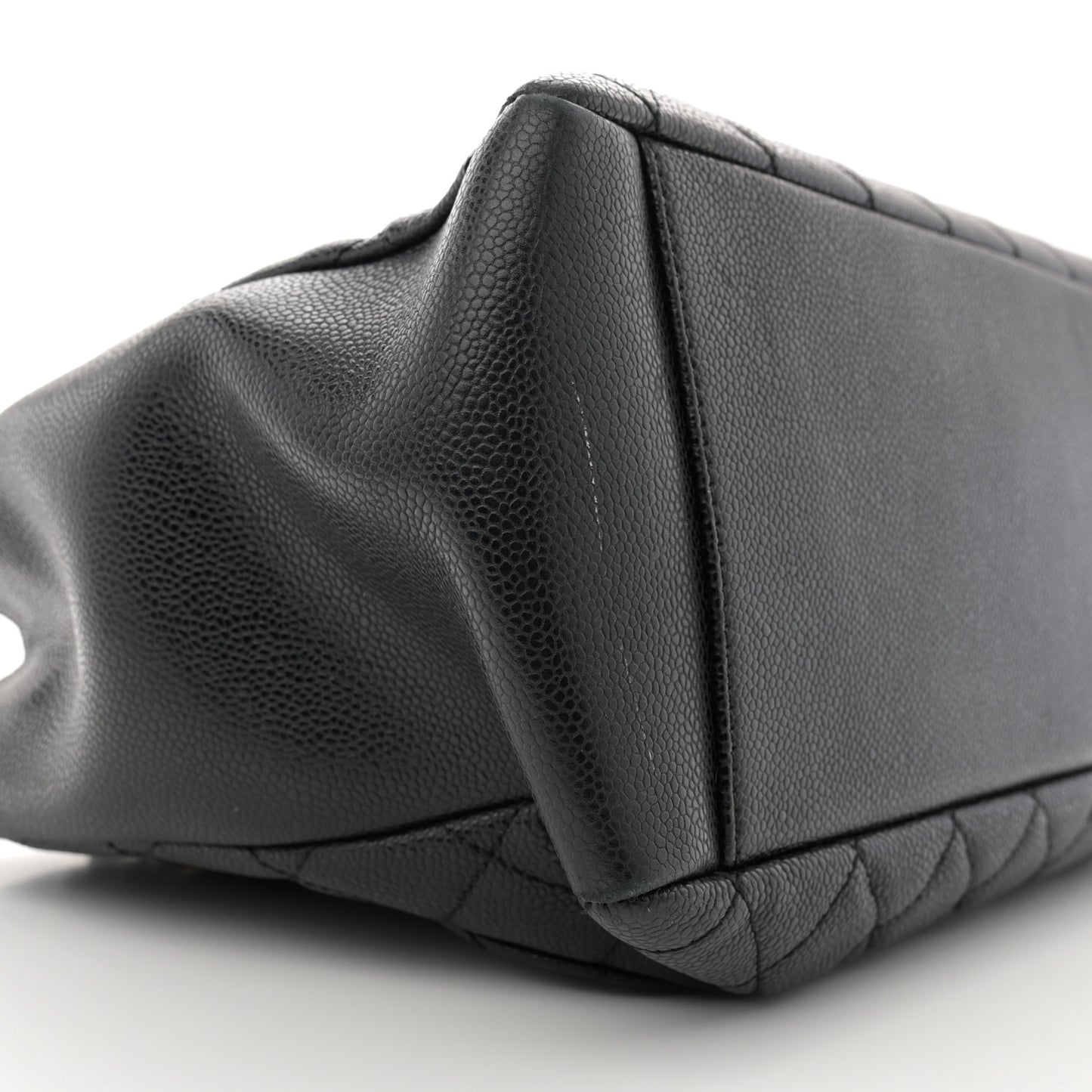 Caviar Quilted Grand Shopping Tote GST Black