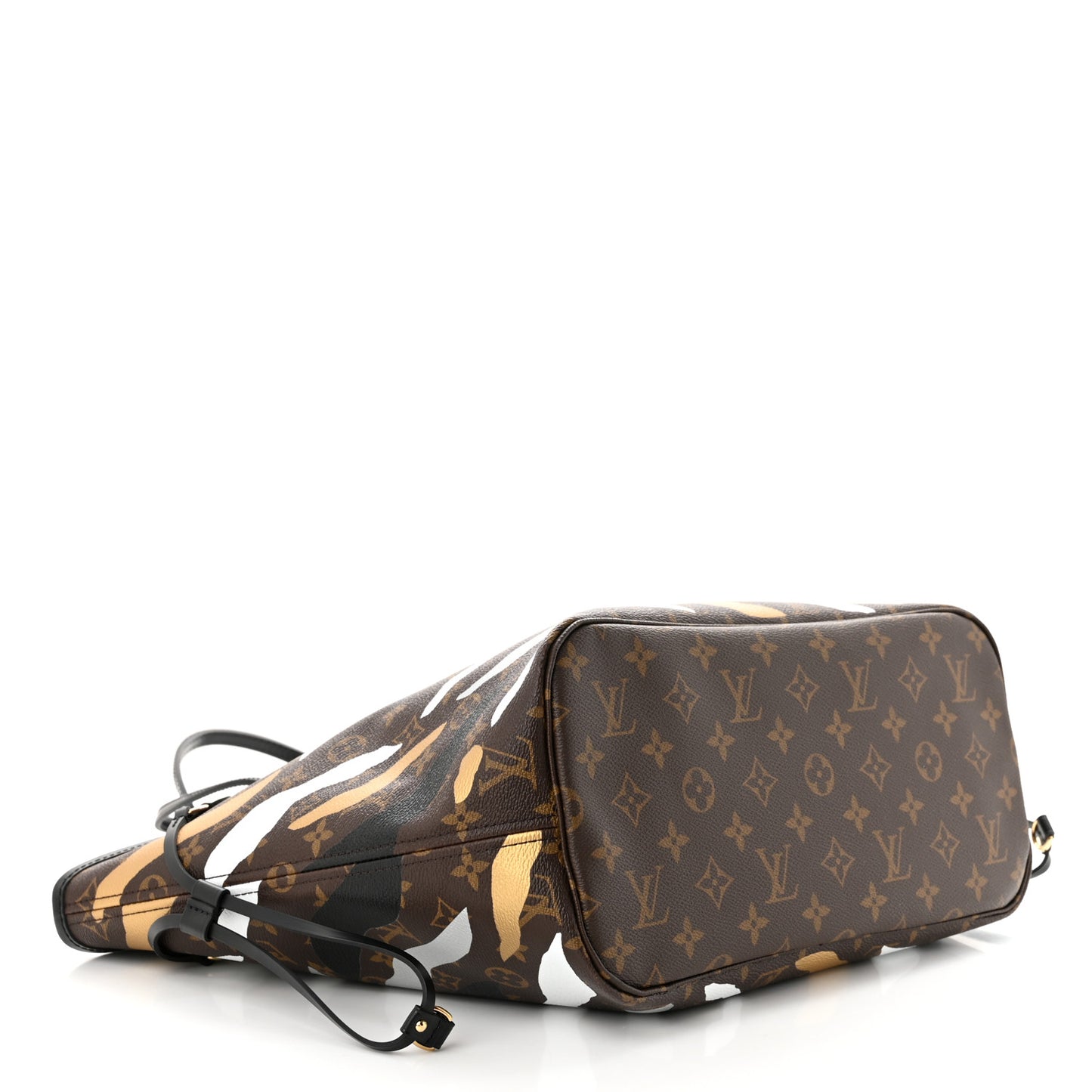 X LOL Monogram Neverfull MM Gold Silver