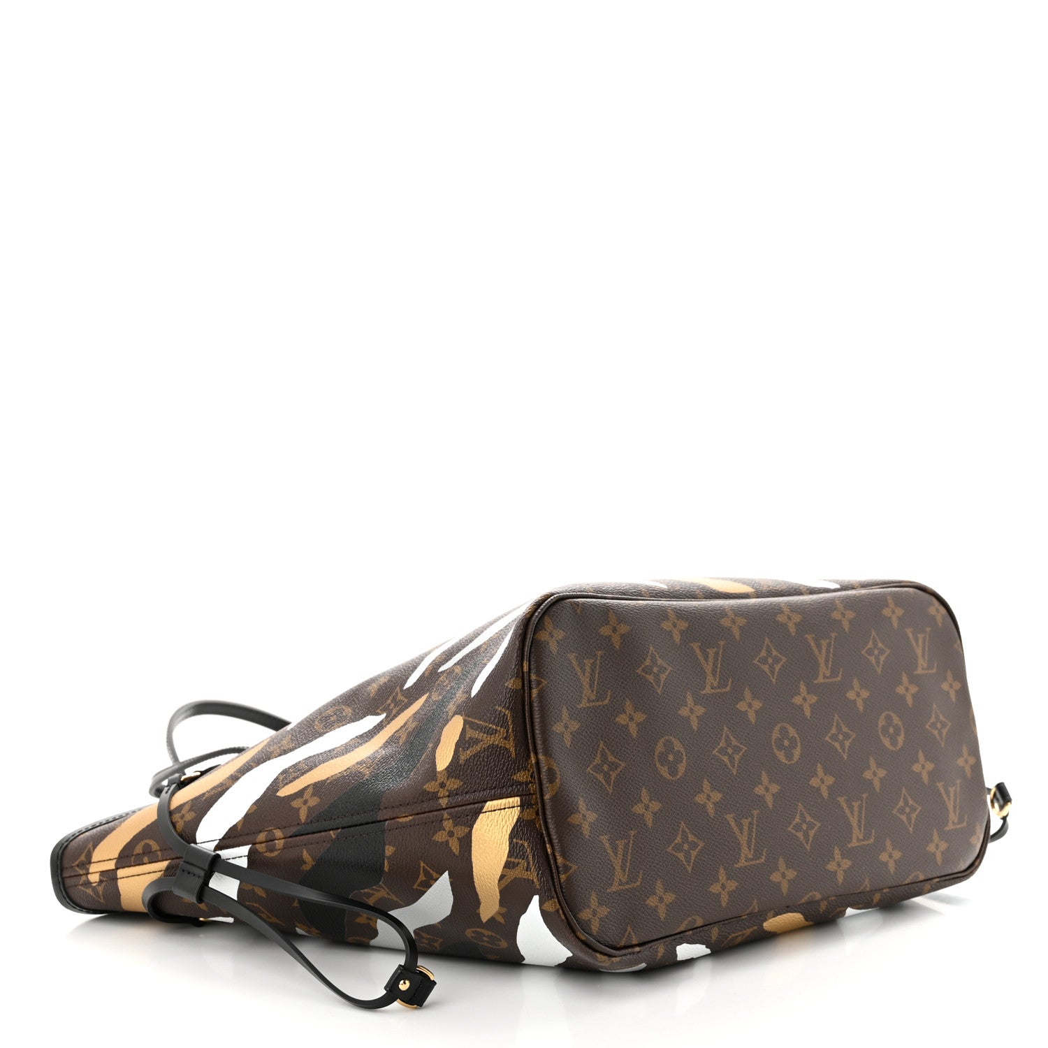 Louis Vuitton X LOL Monogram Neverfull MM Gold Silver 5 of 10