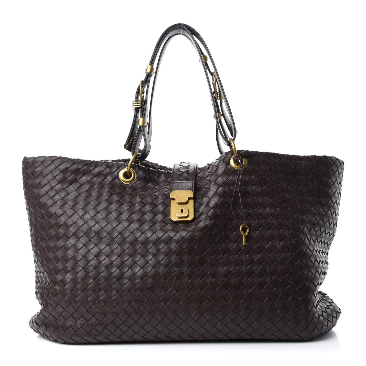 Bottega Veneta Nappa Intrecciato Large Capri Tote Ebano 1 of 15