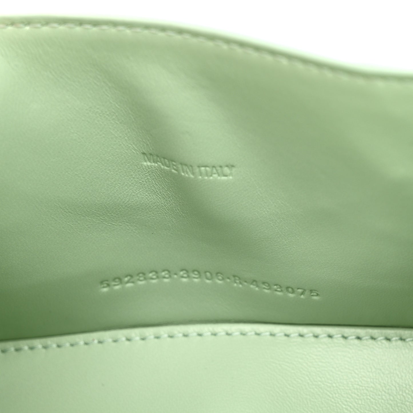 Shiny Calfskin Crocodile Embossed Hourglass Top Handle Bag XS Light Green