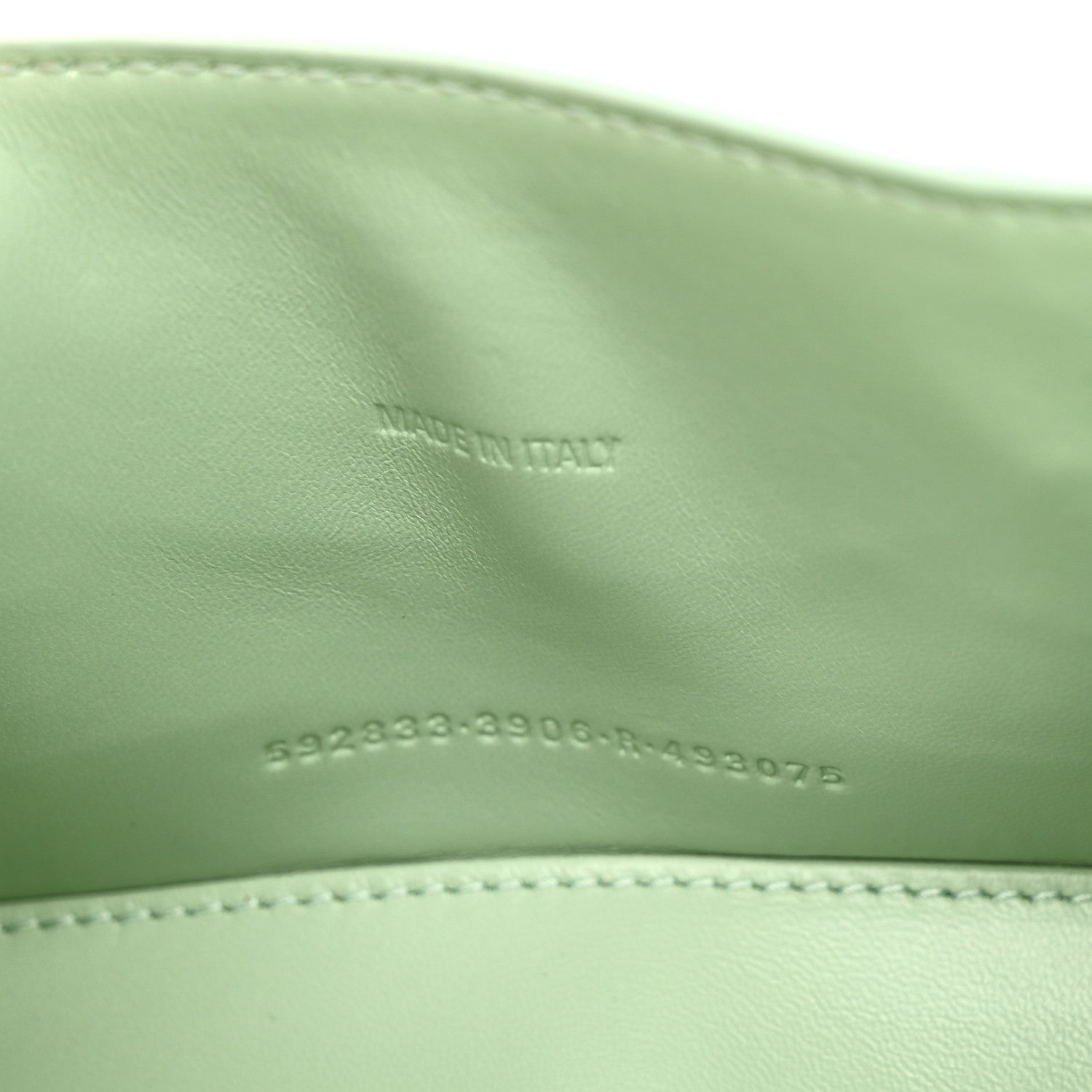 Balenciaga Shiny Calfskin Crocodile Embossed Hourglass Top Handle Bag XS Light Green 7 of 12