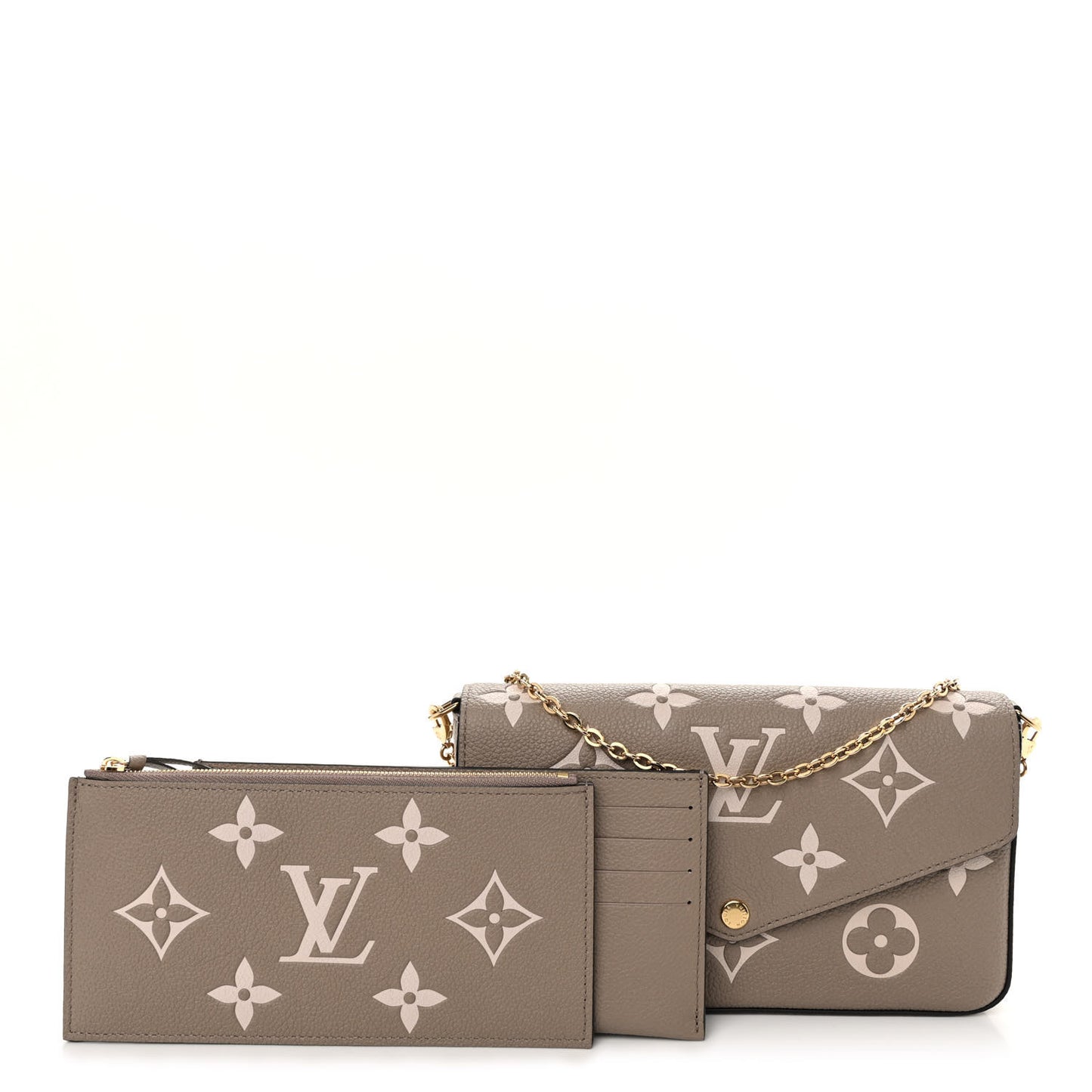 Empreinte Monogram Giant Felicie Pochette Tourterelle Creme