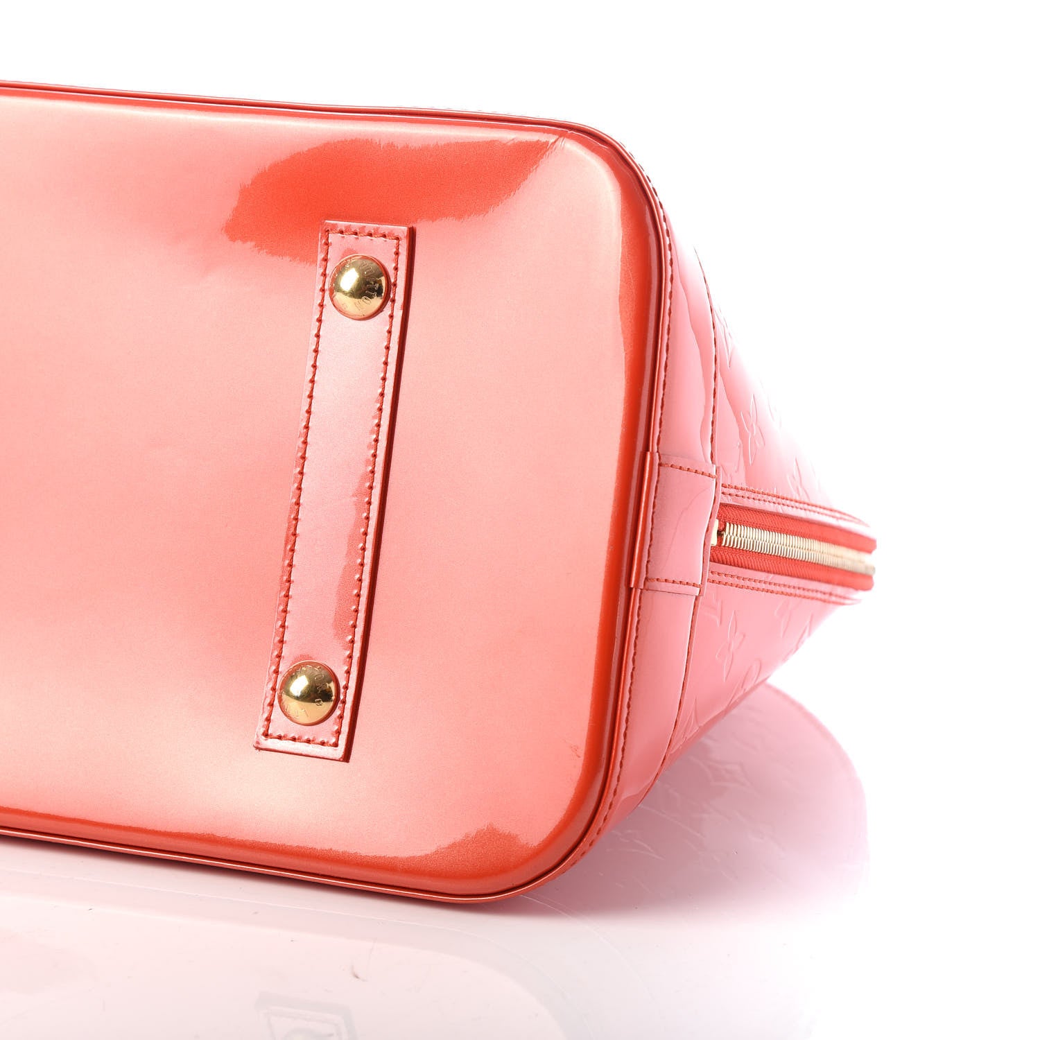 Louis Vuitton Vernis Alma GM Orange Sunset 9 of 9