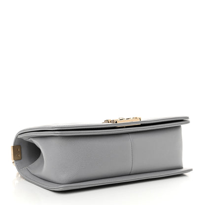 Chanel Caviar Quilted Medium Boy Flap Grey 3 of 9