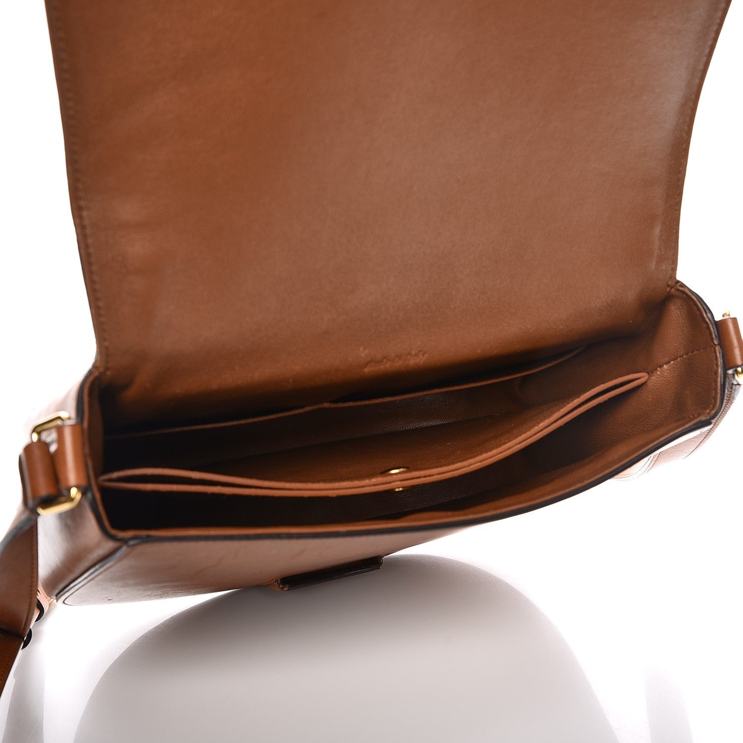 Celine Supersoft Calfskin Medium Trotteur Caramel 7 of 17