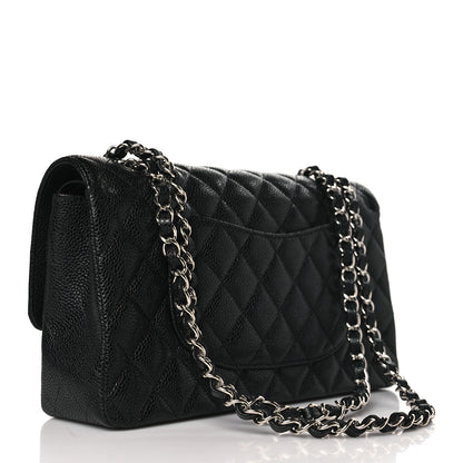 Chanel Caviar Quilted Medium Double Flap Black 3 of 10