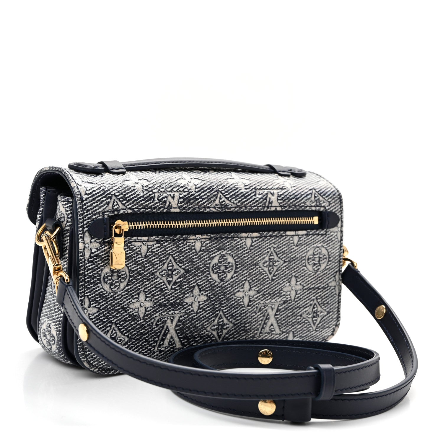 Louis Vuitton Monoglam Pochette Metis East West Blue 3 of 9
