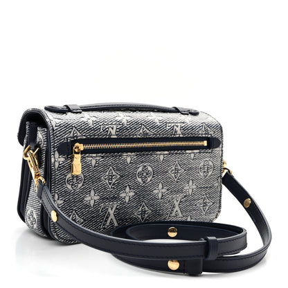 Louis Vuitton Monoglam Pochette Metis East West Blue 3 of 9