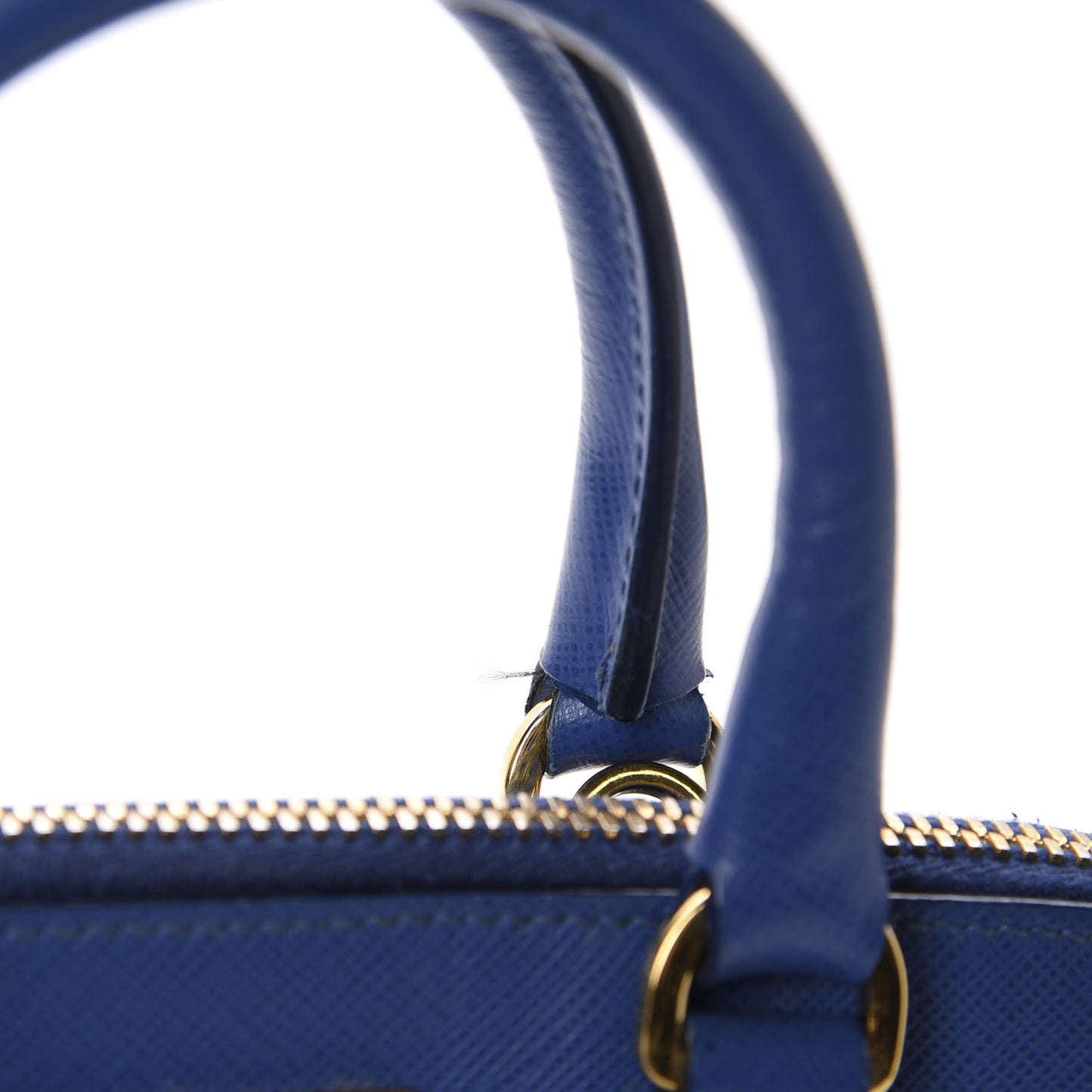 Saffiano Lux Small Promenade Tote Azzurro