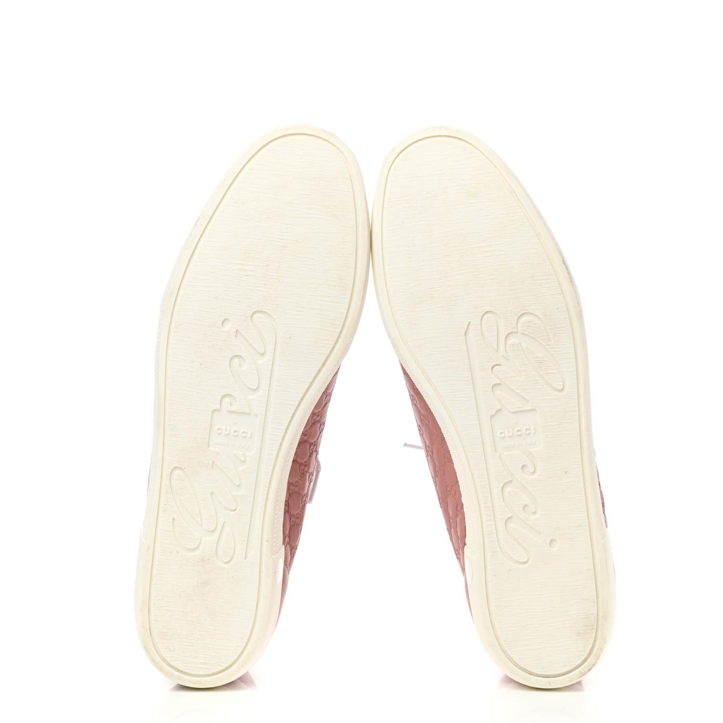 Microguccissima Womens High Top Sneakers 37.5 Soft Pink