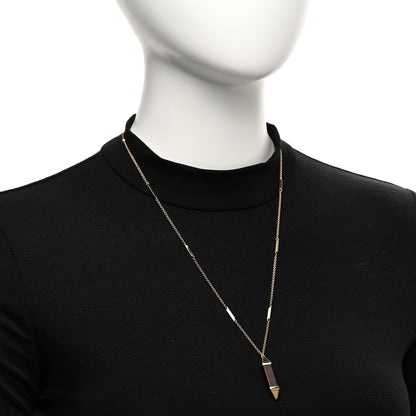 Cartier 18K Yellow Gold Snakewood Large Les Berlingtos de Cartier Necklace 2 of 4
