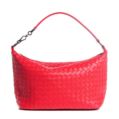 Bottega Veneta Nappa Intrecciato Small Shoulder Bag New Red 1 of 8