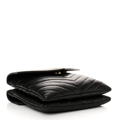 Saint Laurent Lambskin Quilted Double Flap Bag Black 4 of 11