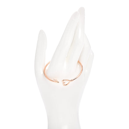 Tiffany 18K Rose Gold Open Heart Key Bracelet 2 of 4