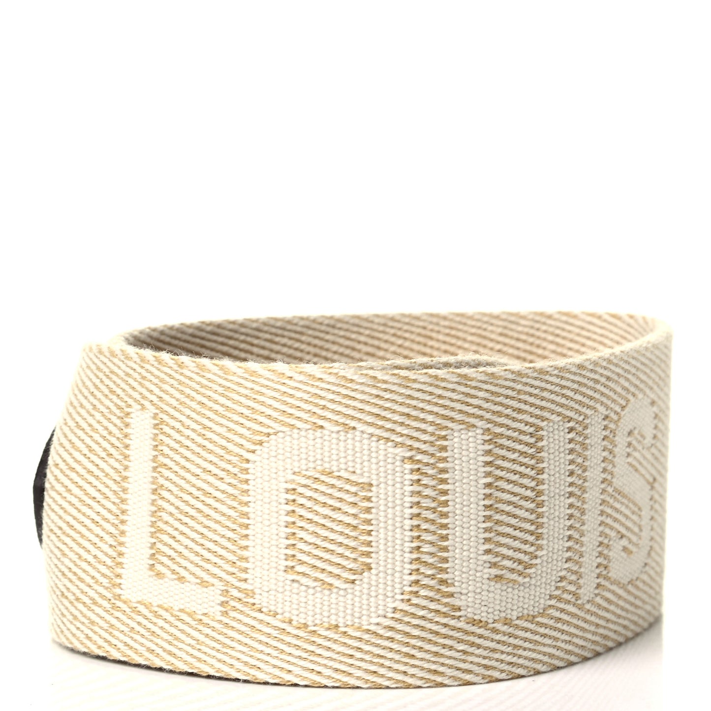Canvas Calfskin Cruiser GM Shoulder Strap Beige Black
