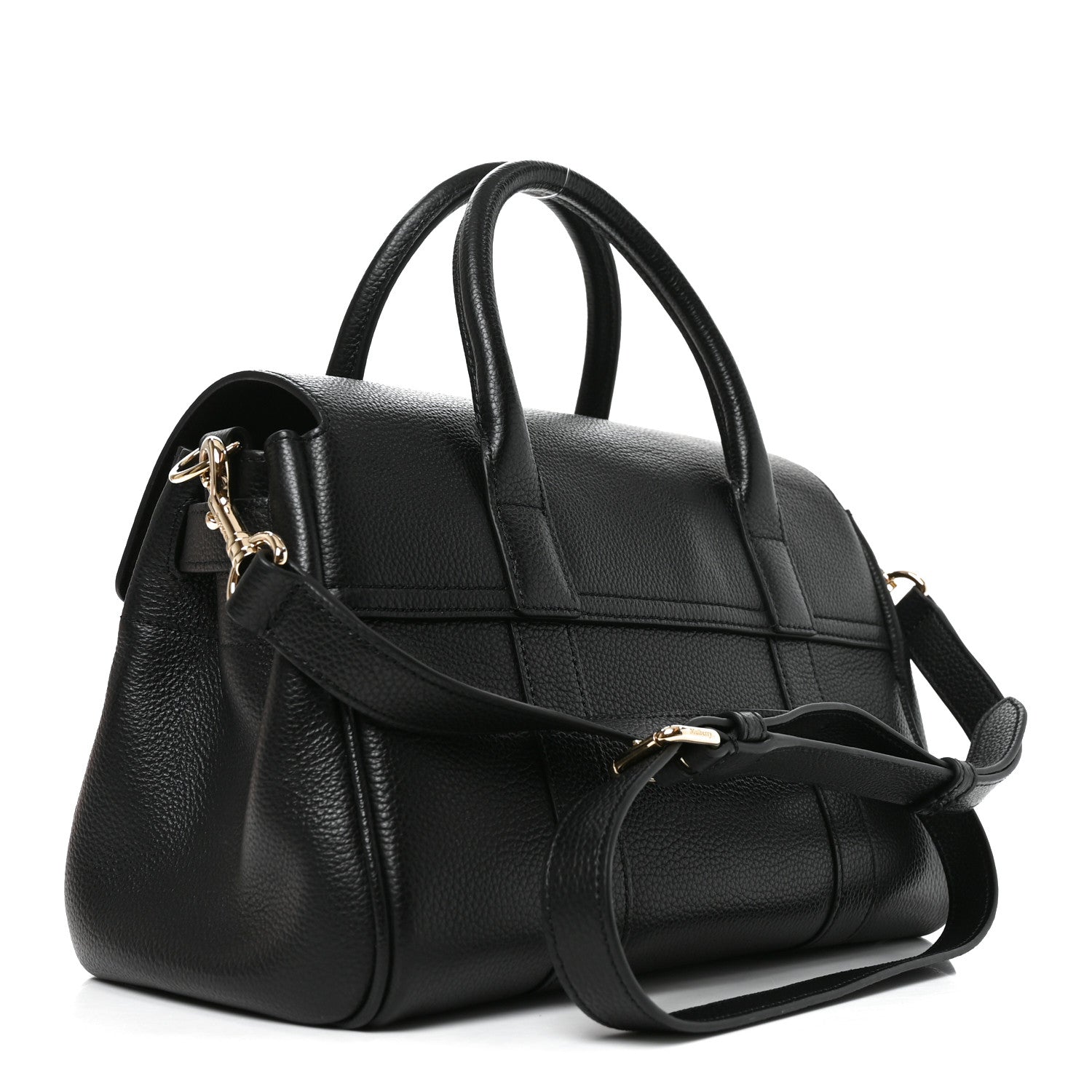 Mulberry Small Classic Grain Bayswater Black 3 of 10
