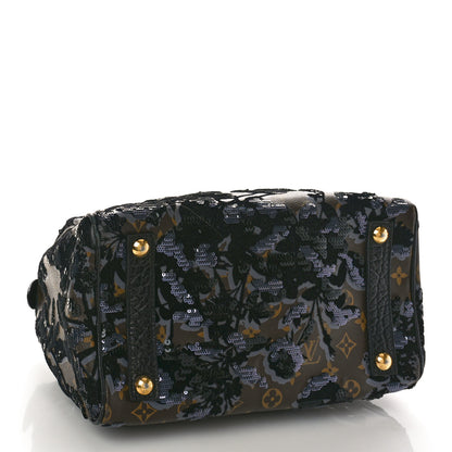 Louis Vuitton Monogram Fleur De Jais Sequins Speedy 30 4 of 11
