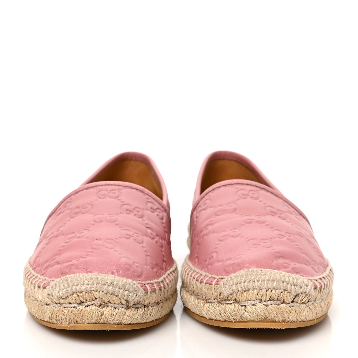 Gucci Guccissima Signature Espadrilles 39 Rose Baby Candy 2 of 8