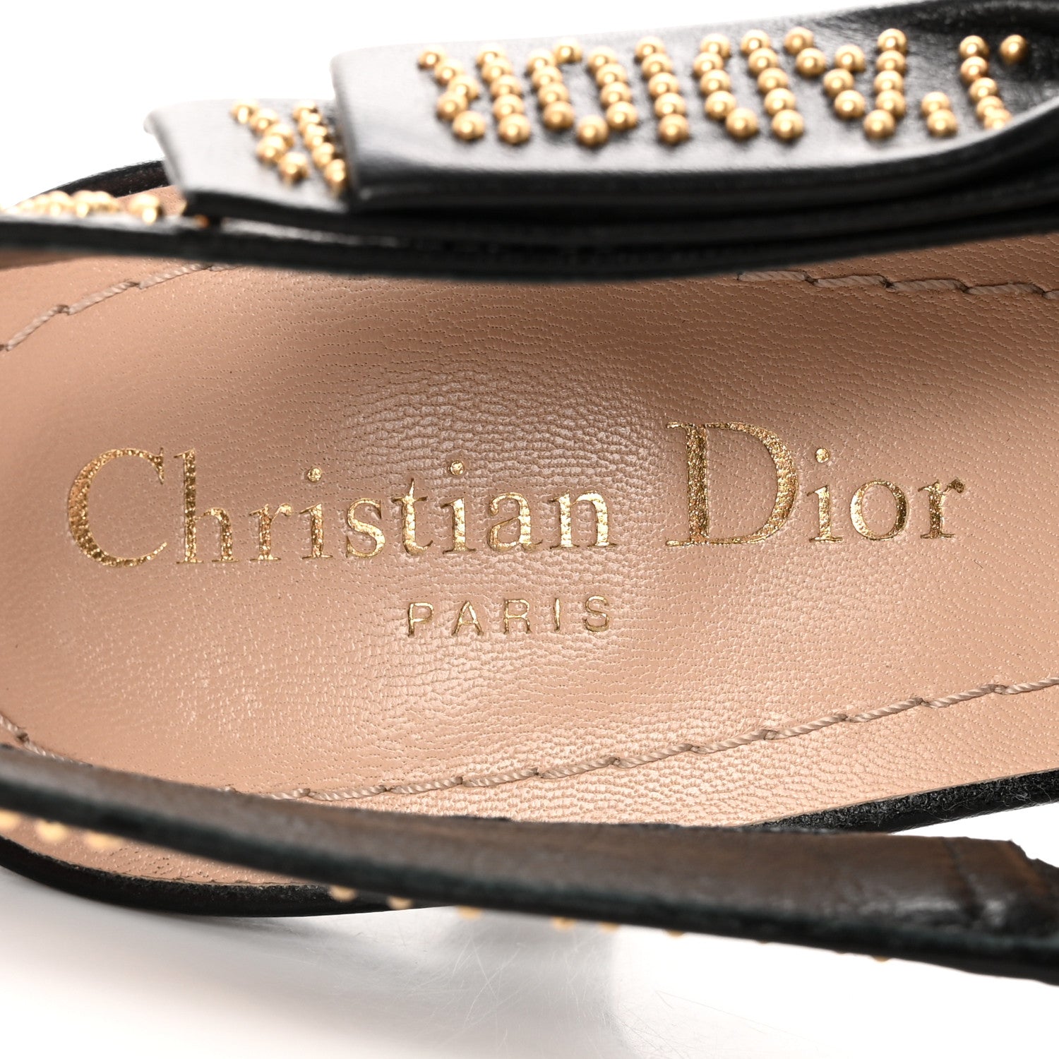 Christian Dior Lambskin Ribbon J'Adior Slingback 65mm Pumps 37.5 Black 7 of 15