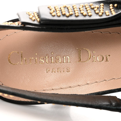 Christian Dior Lambskin Ribbon J'Adior Slingback 65mm Pumps 37.5 Black 7 of 15
