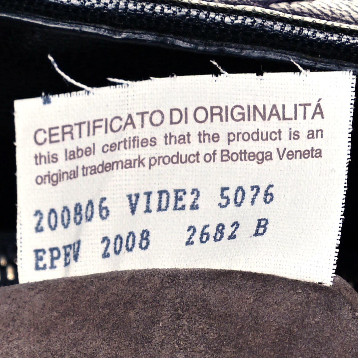 Nappa Intrecciato Tote Turbolence Black
