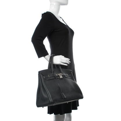 Hermes Togo Birkin 35 Black 2 of 36
