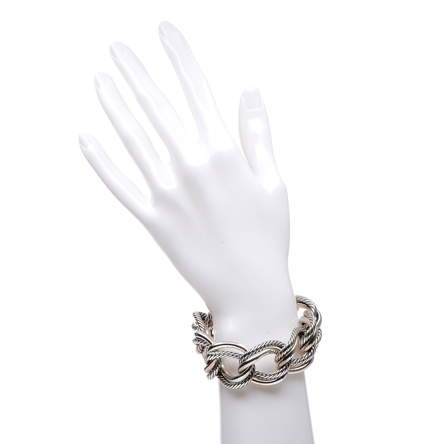 Sterling Silver Double Link Bracelet
