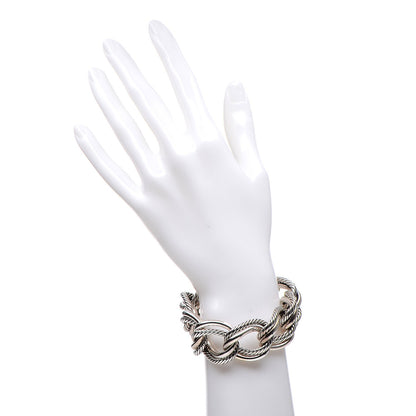 David Yurman Sterling Silver Double Link Bracelet 2 of 4