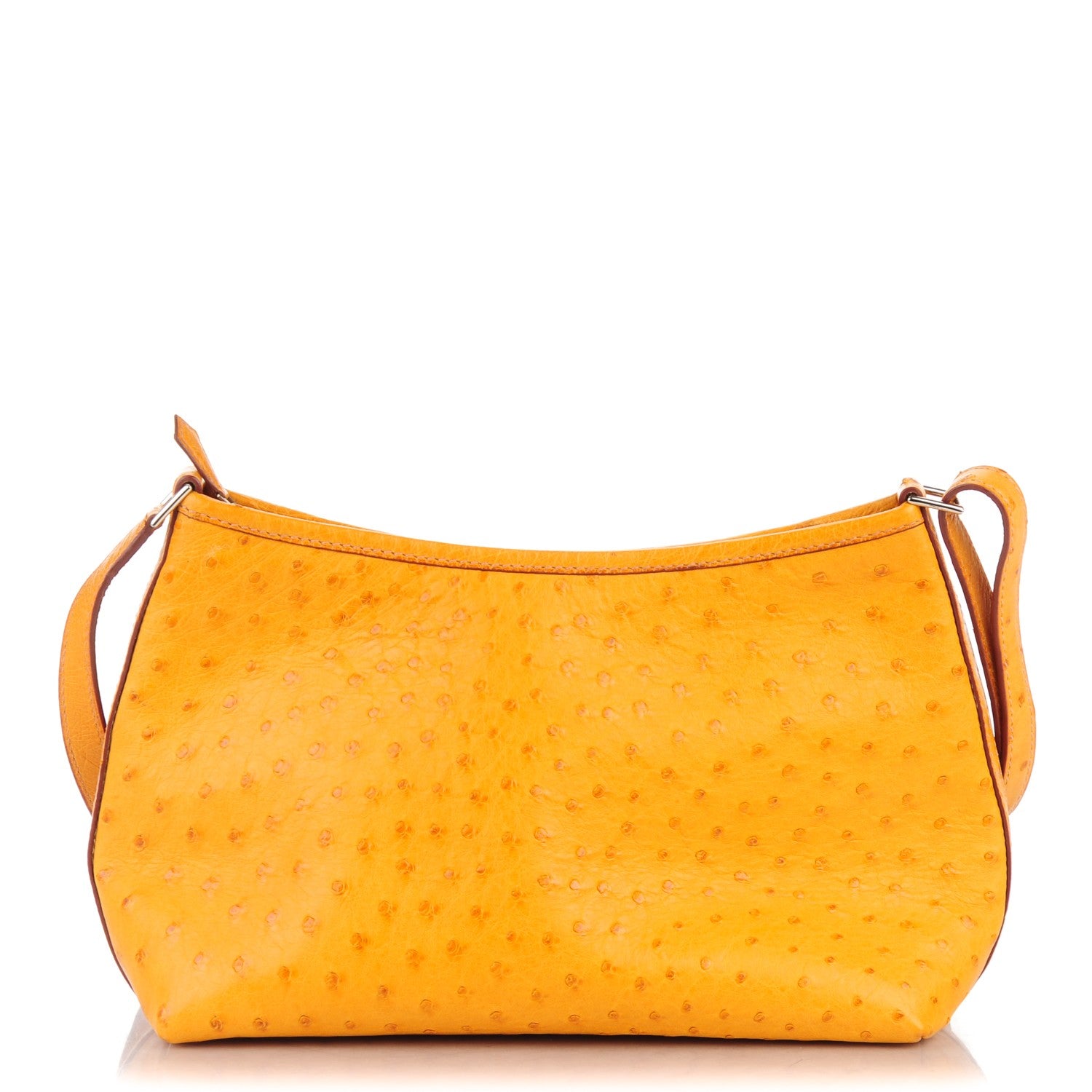 Hermes Ostrich Berlingot 23 PM Saffron 1 of 7