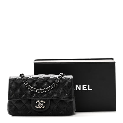 Chanel Caviar Quilted Mini Rectangular Flap Black 11 of 11