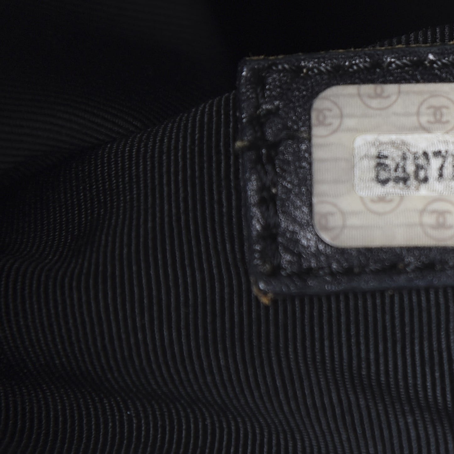 Caviar Large CC Shoulder Bag Black