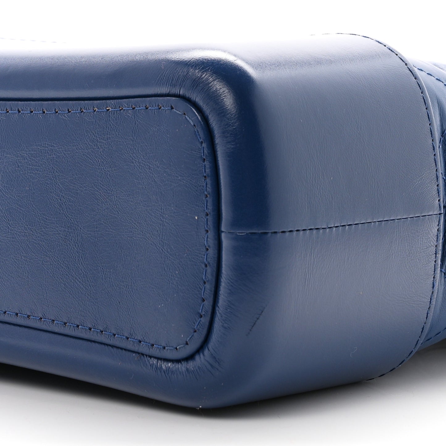 Aged Calfskin Quilted Medium Gabrielle Hobo Blue